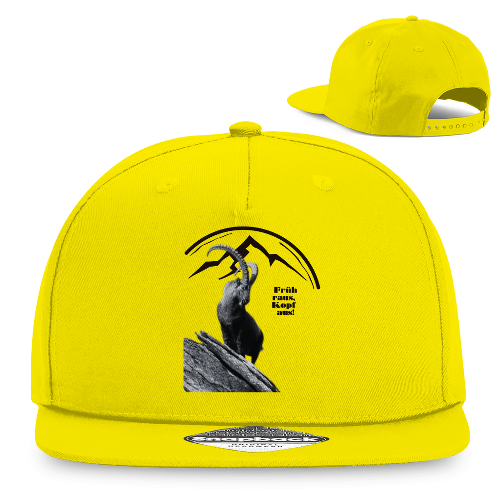 Snapback Rapper Cap Steinbock