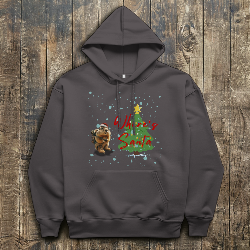 Herren Hoodie Where's Santa