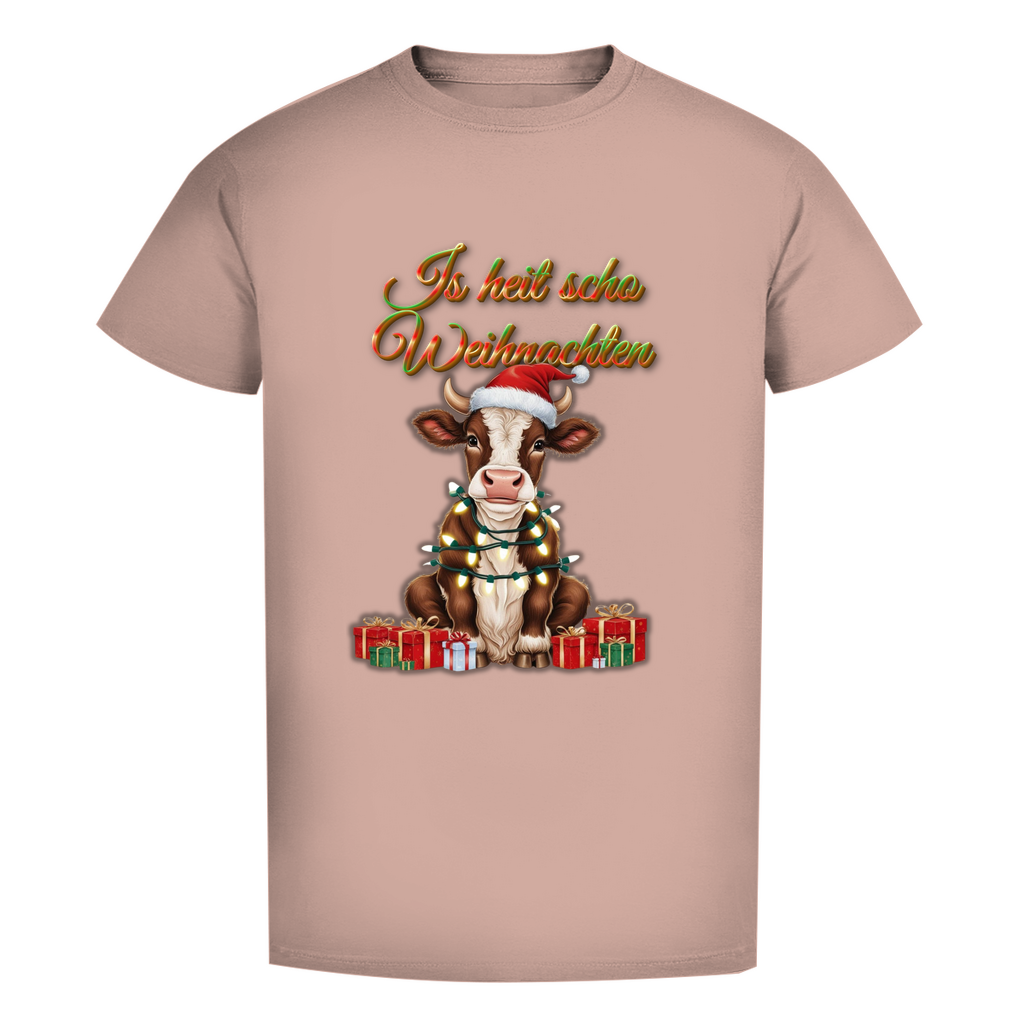 Herren Premium Bio T-Shirt Is heit scho Weihnachten