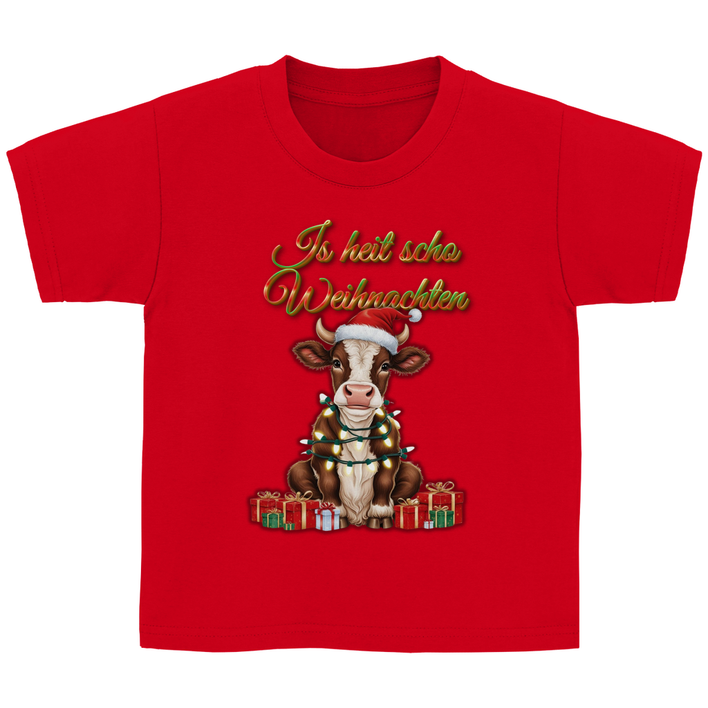 Kinder Basic T-Shirt Is heit scho Weihnachten