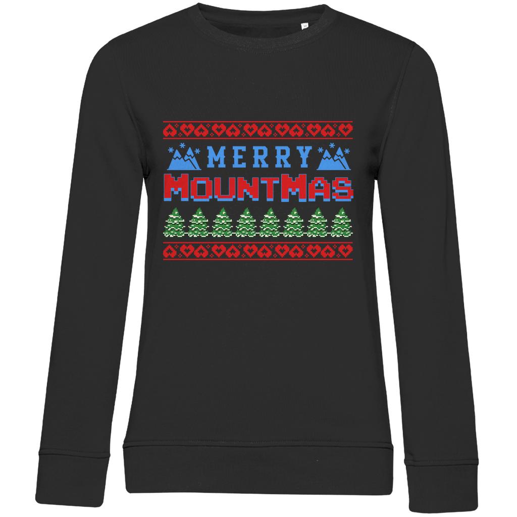 Damen Premium Bio Sweatshirt Merry Mountmas