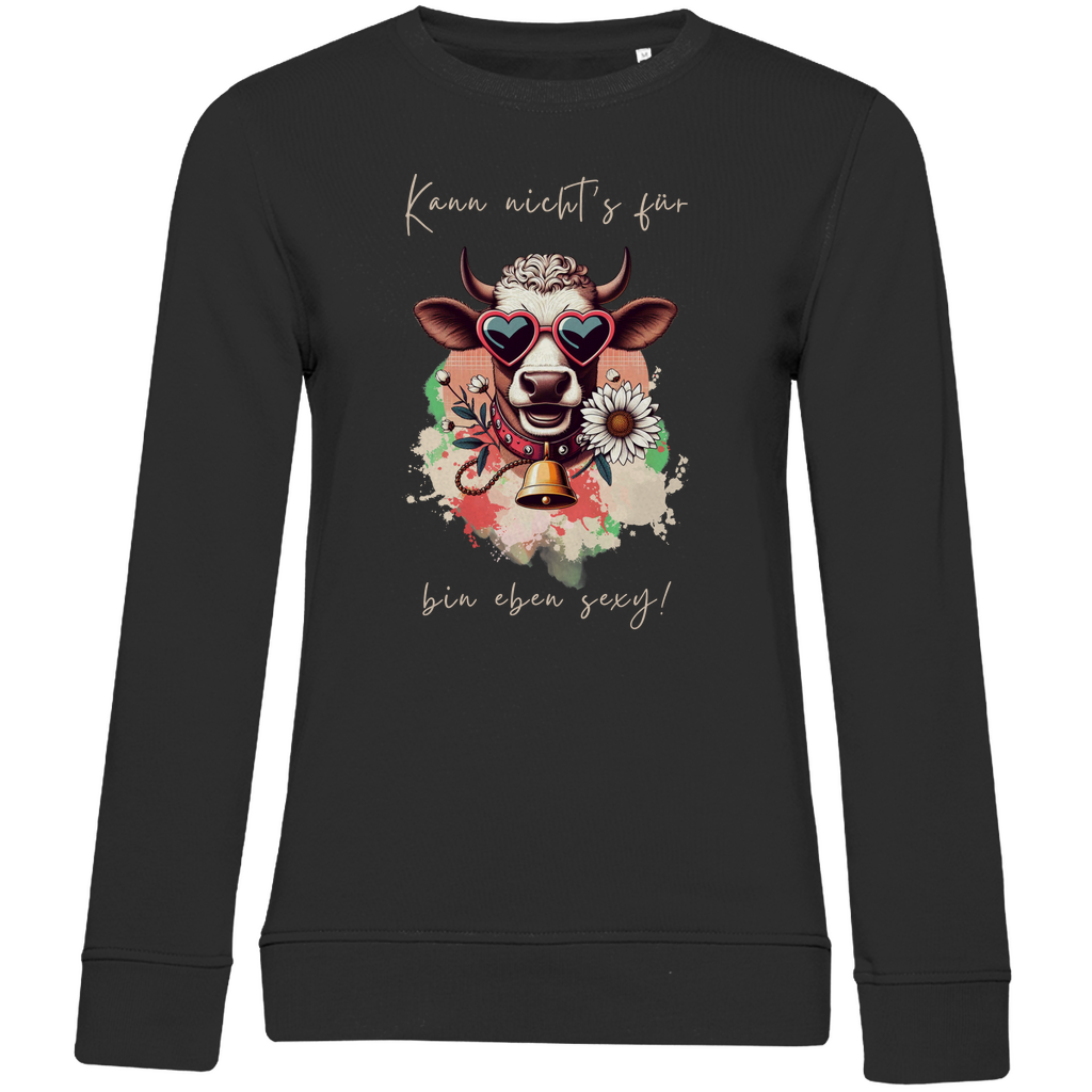 Damen Premium Bio Sweatshirt Bin eben sexy