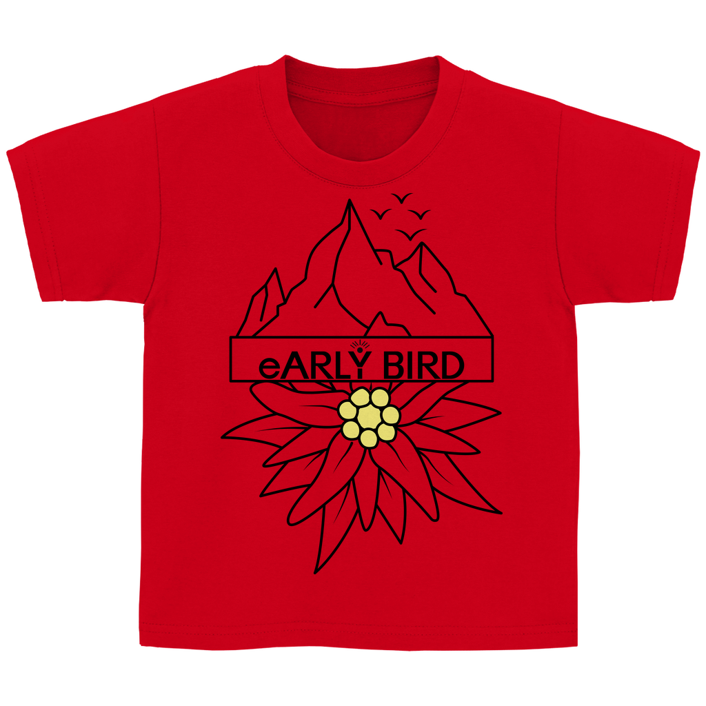 Kinder Basic T-Shirt Edelweiß