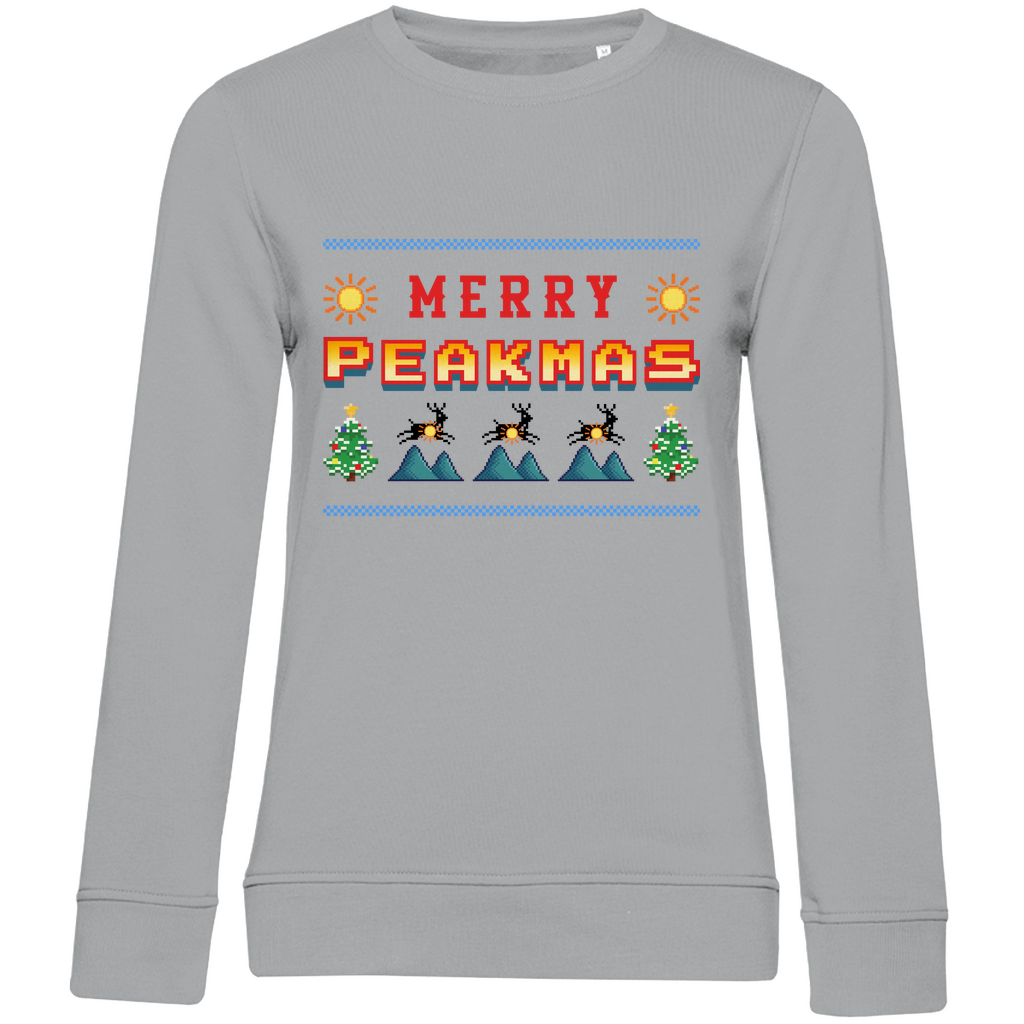 Damen Premium Bio Sweatshirt Merry Peakmas