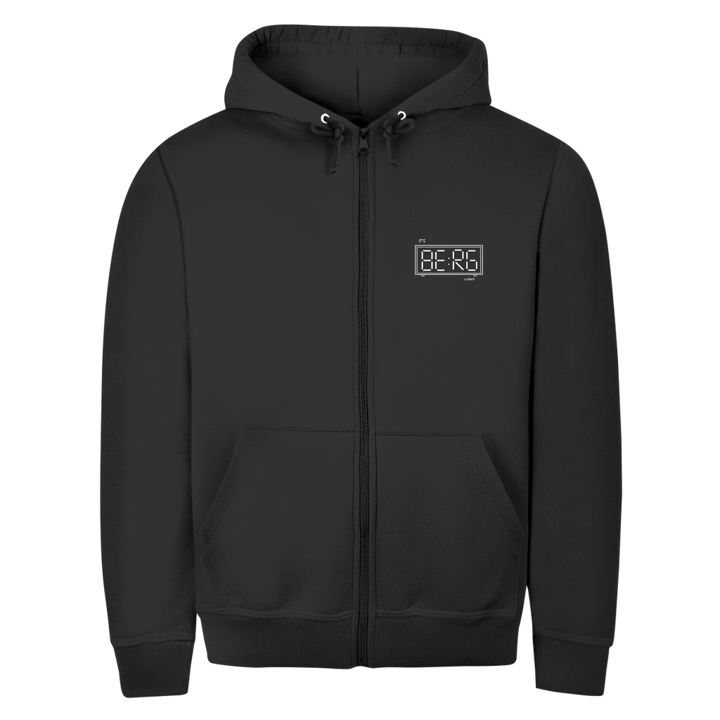 Herren Zipper Hoodie It's Berg o'clock