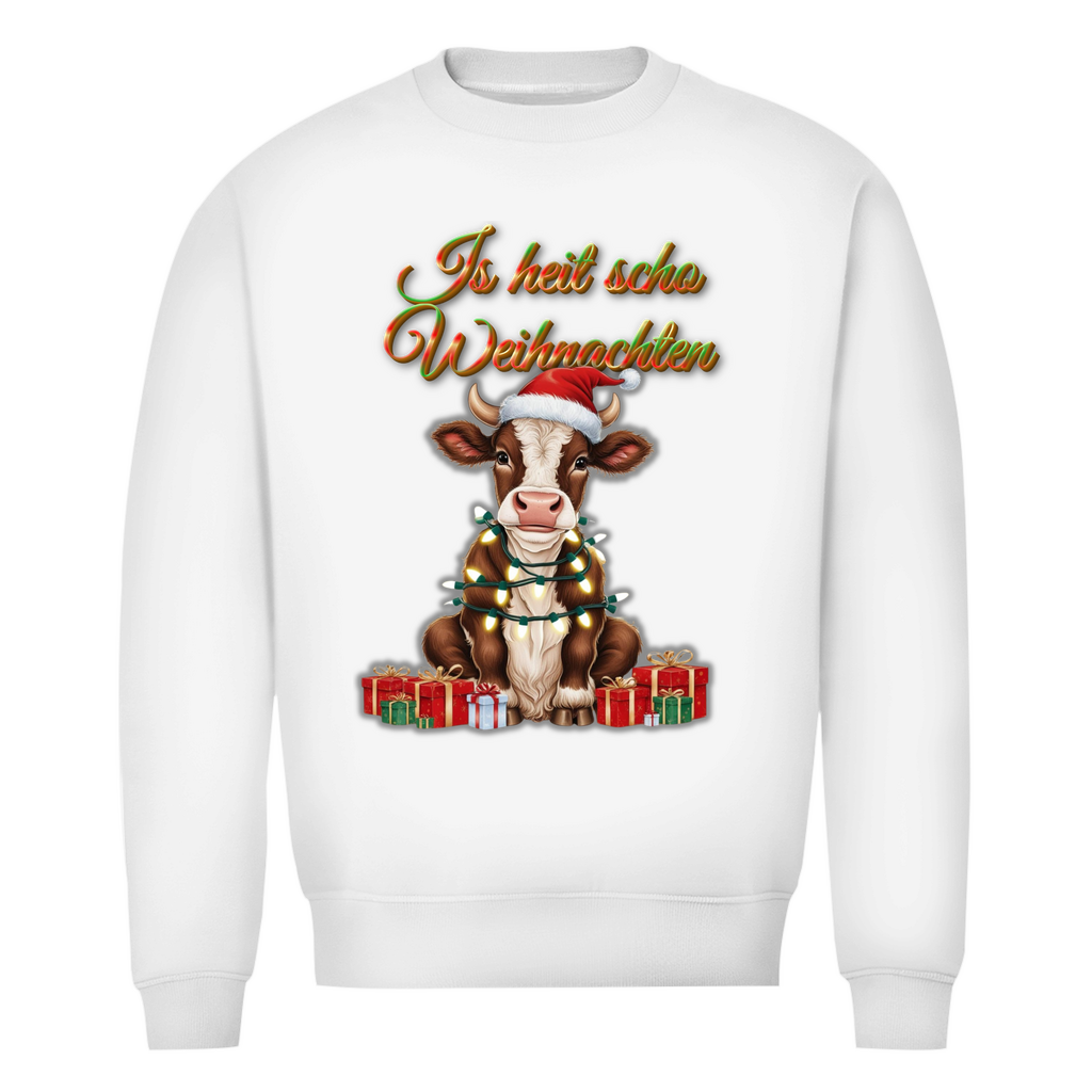 Herren Premium Bio Sweatshirt Is heit scho Weihnachten