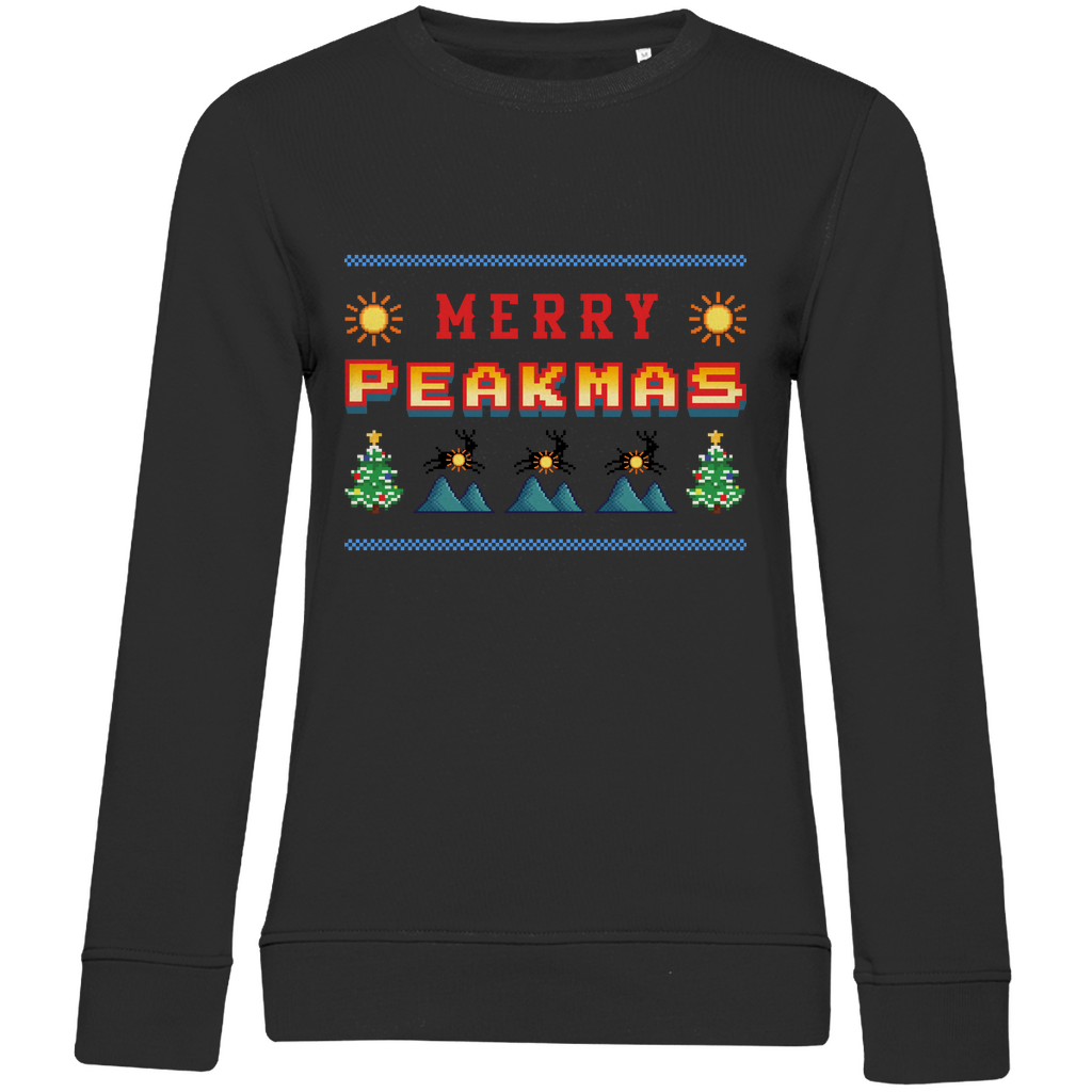 Damen Premium Bio Sweatshirt Merry Peakmas
