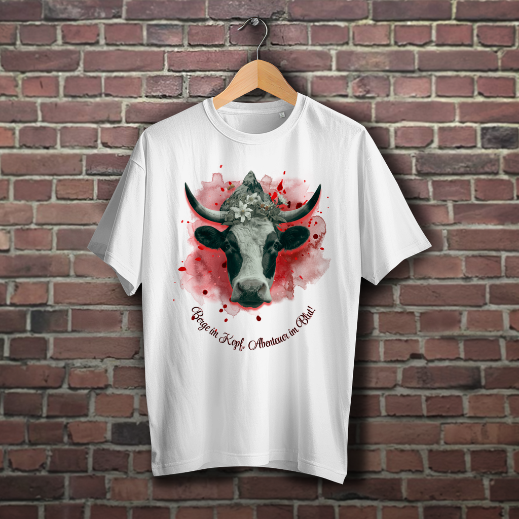 Oversize T-Shirt Berge im Kopf