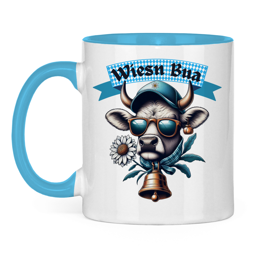 Tasse zweifarbig Wiesn Bua