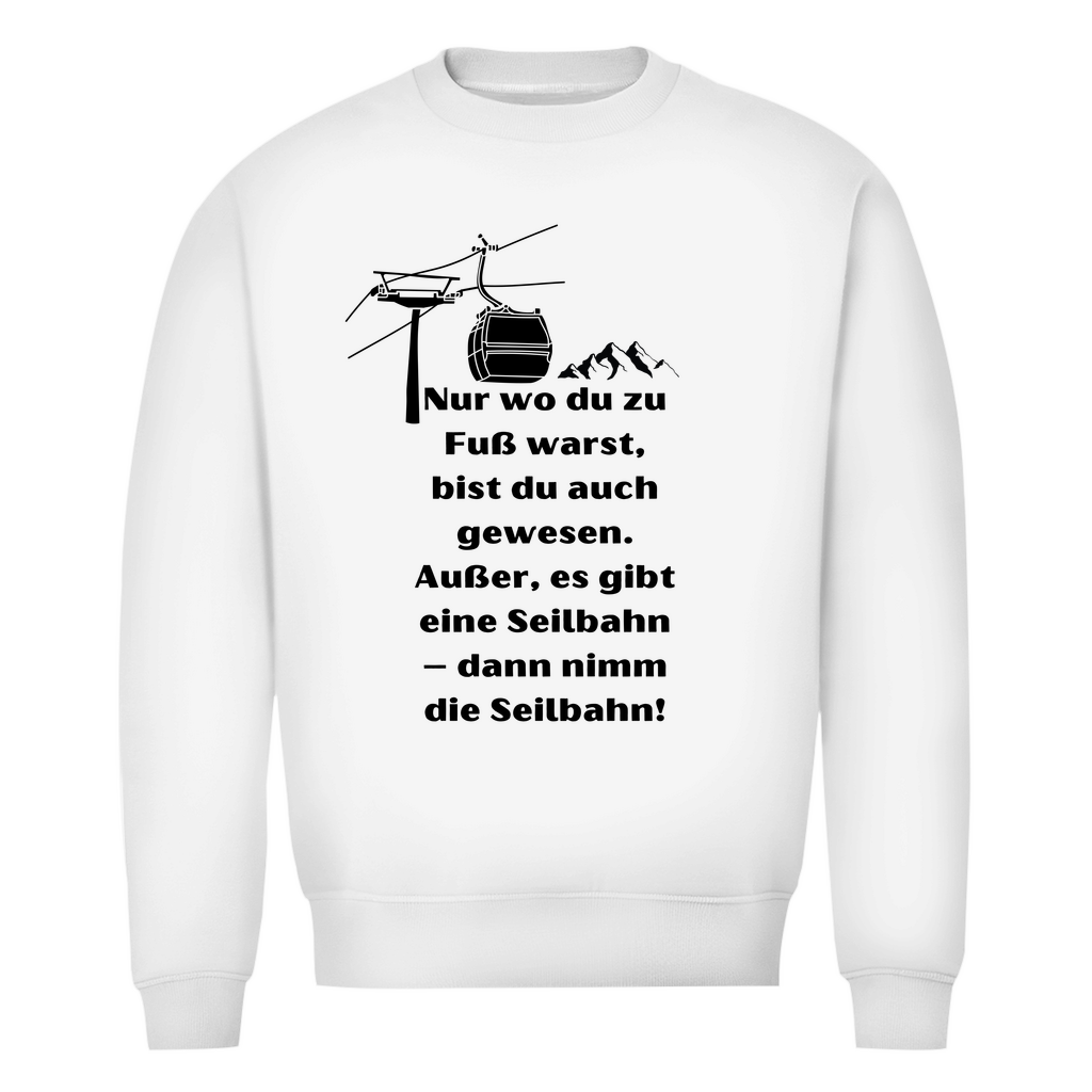Herren Premium Bio Sweatshirt Seilbahn