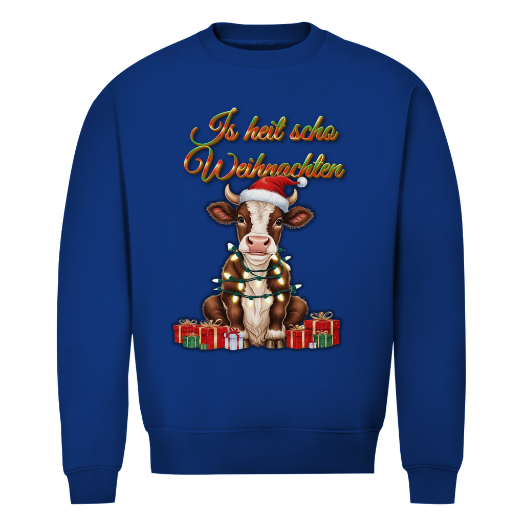 Herren Premium Bio Sweatshirt Is heit scho Weihnachten