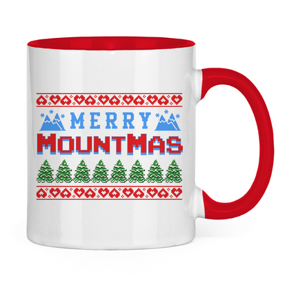 Tasse zweifarbig Merry Mountmas