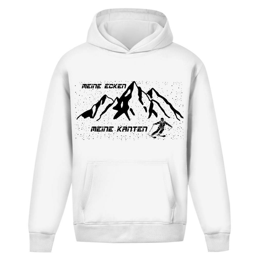 Oversize Hoodie Ohne Kordel Meine Ecken, meine Kanten Ski