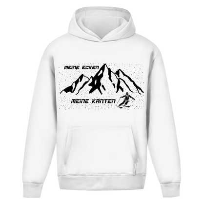 Oversize Hoodie Ohne Kordel Meine Ecken, meine Kanten Ski