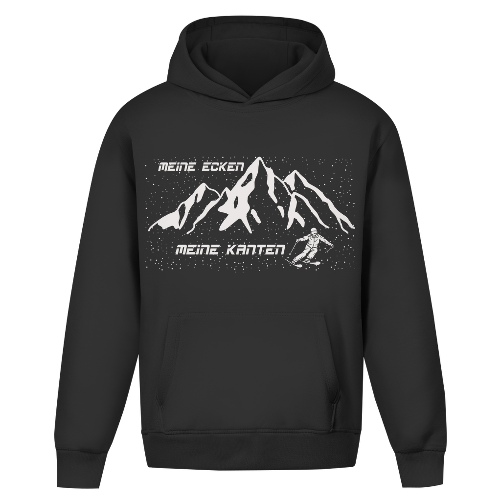 Oversize Hoodie Ohne Kordel Meine Ecken, meine Kanten Ski