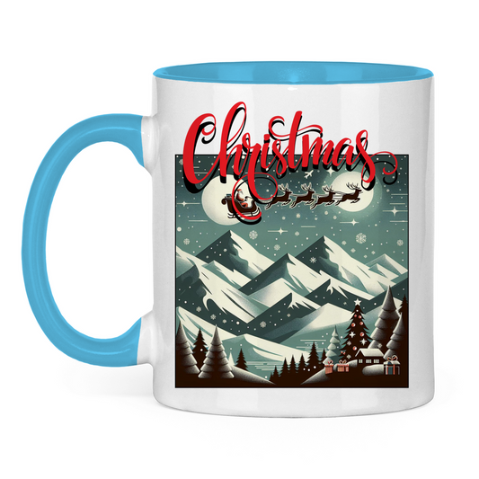 Tasse zweifarbig Christmas time