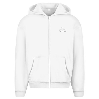 Herren Oversize Zipper Hoodie Mach mein Ding