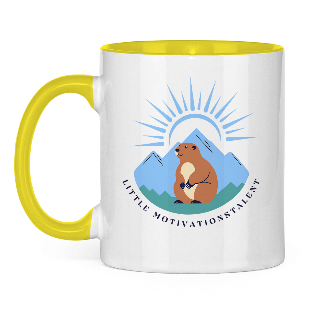 Tasse zweifarbig little Motivationstalent