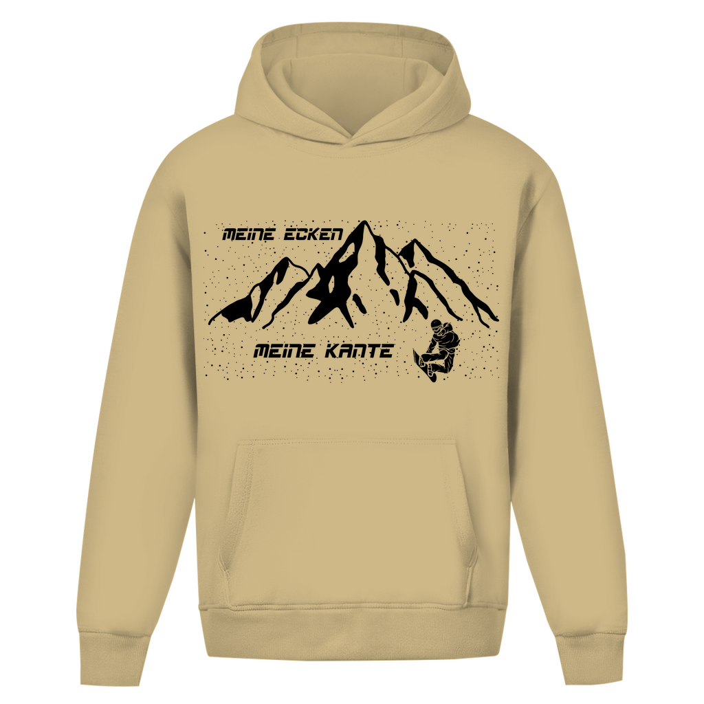 Oversize Hoodie Ohne Kordel Meine Ecken, meine Kanten snowboard