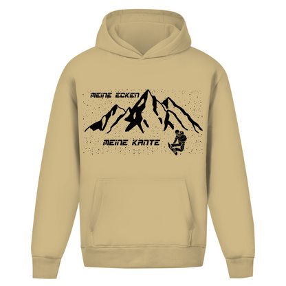 Oversize Hoodie Ohne Kordel Meine Ecken, meine Kanten snowboard