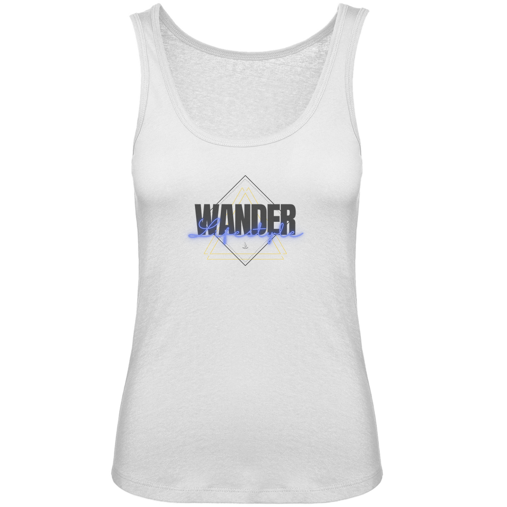 Damen Premium Organic Tank Top Wander Lifestyle