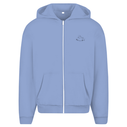 Herren Oversize Zipper Hoodie Mach mein Ding