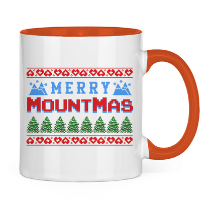 Tasse zweifarbig Merry Mountmas