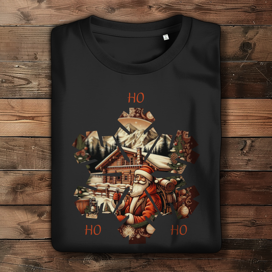 Damen Premium Bio T-Shirt Ho Ho Ho