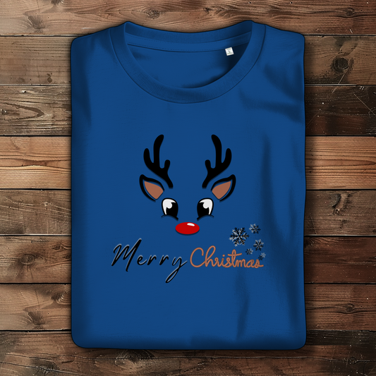 Damen Premium Bio T-Shirt Merry Christmas