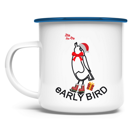 Emaille Tasse Ho Ho Ho earlyBird