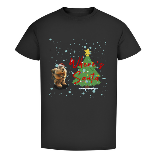 Herren Premium Bio T-Shirt Where's Santa