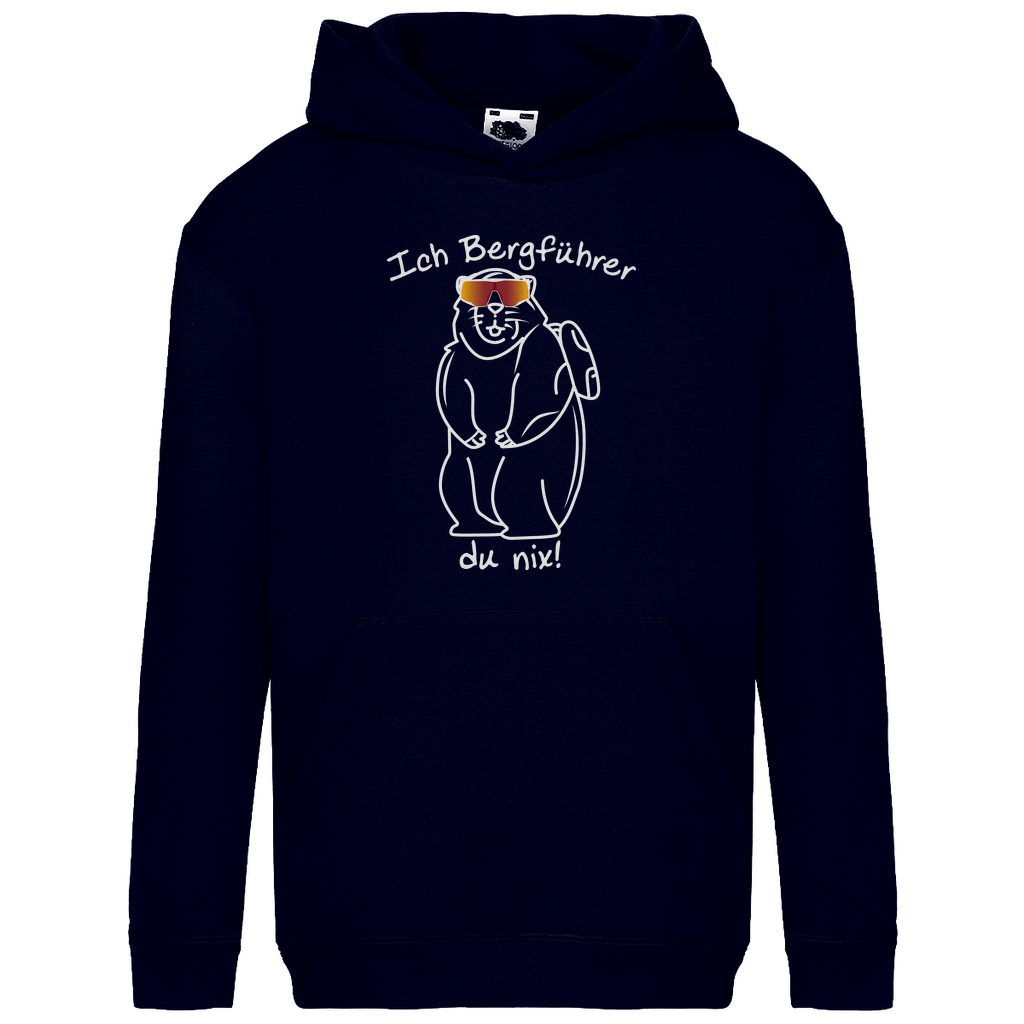 Kids Basic Hoodie Ich Bergführer