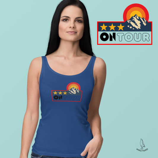 Damen Premium Organic Tank Top On Tour