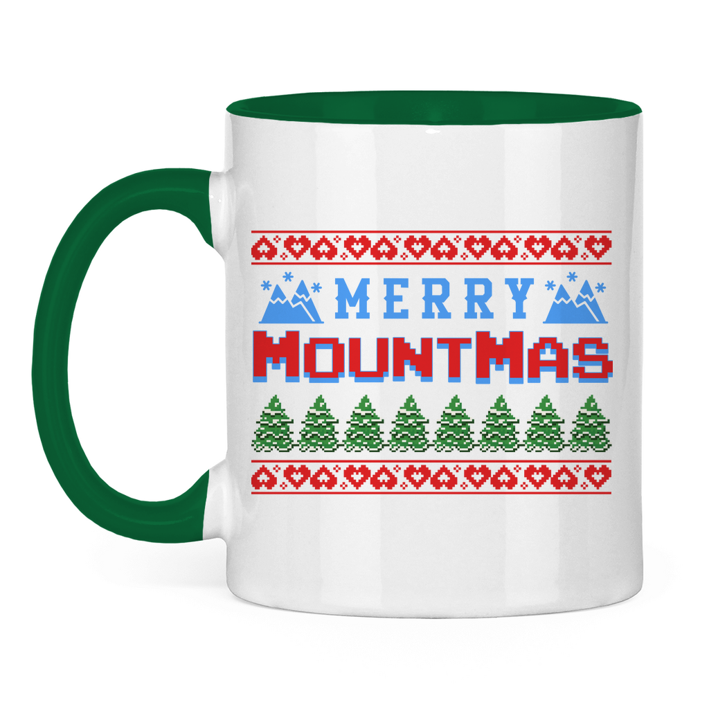 Tasse zweifarbig Merry Mountmas