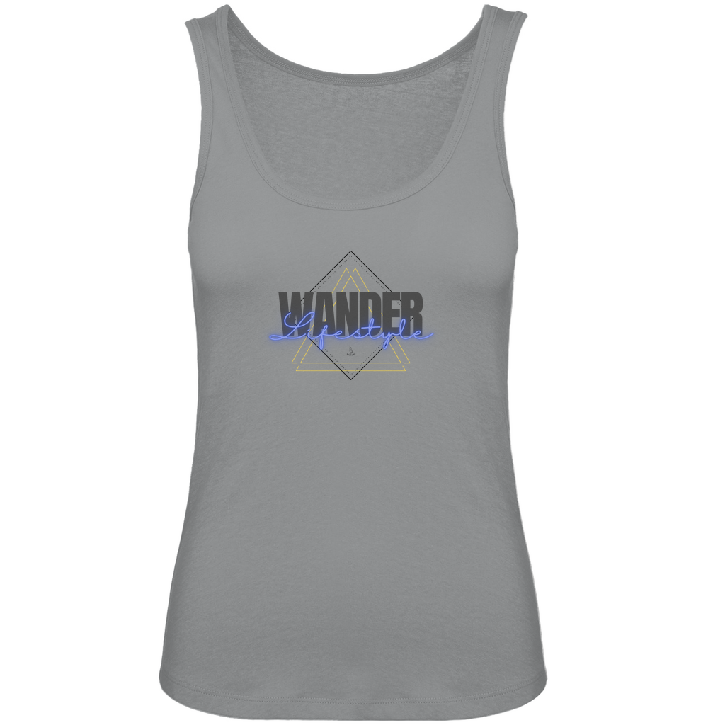 Damen Premium Organic Tank Top Wander Lifestyle