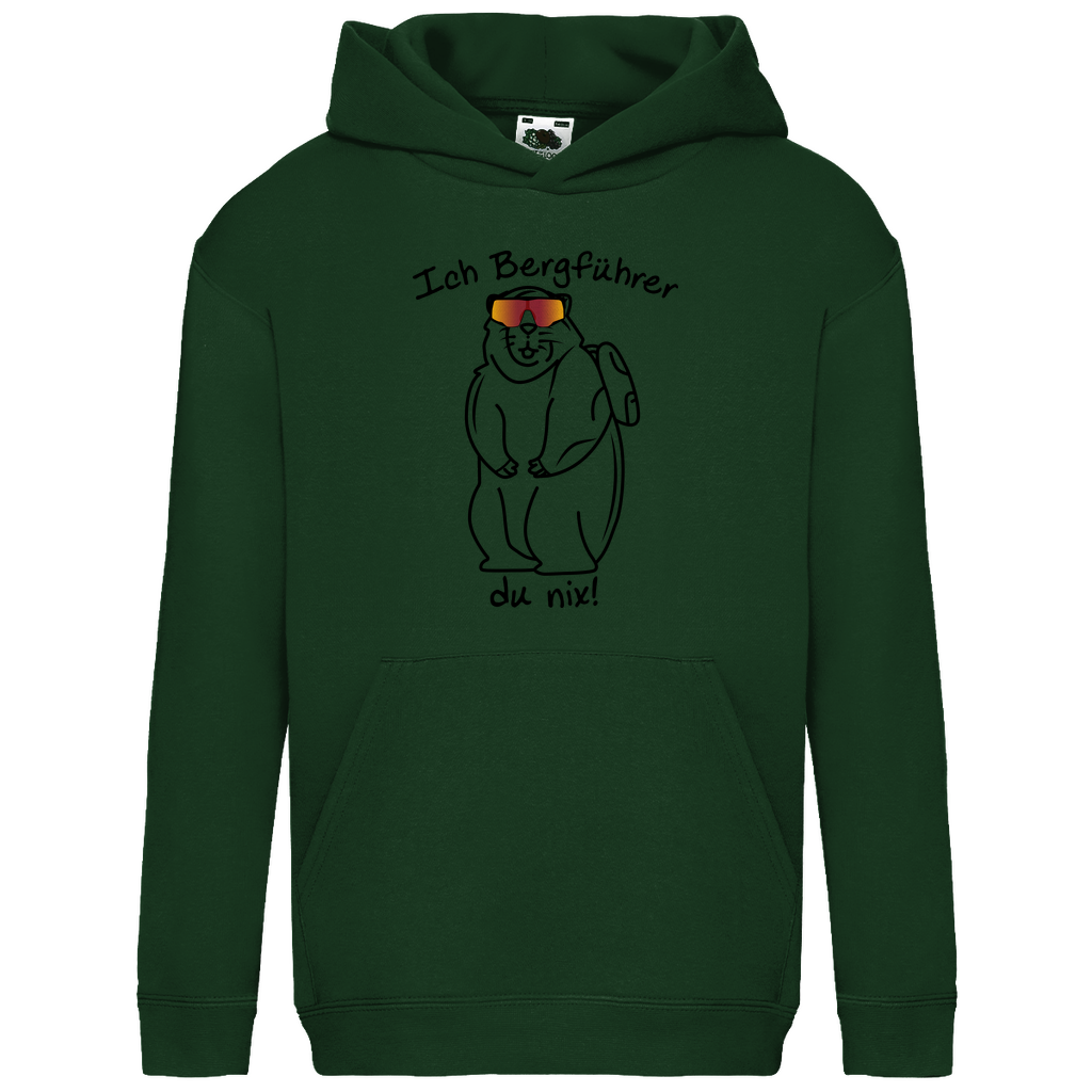 Kids Basic Hoodie Ich Bergführer