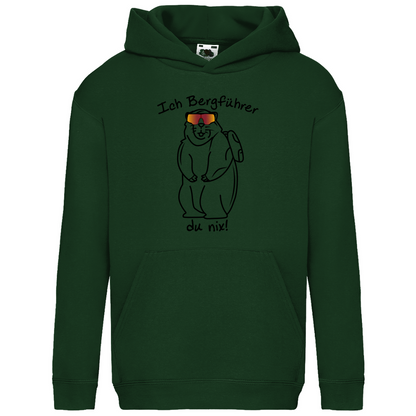 Kids Basic Hoodie Ich Bergführer