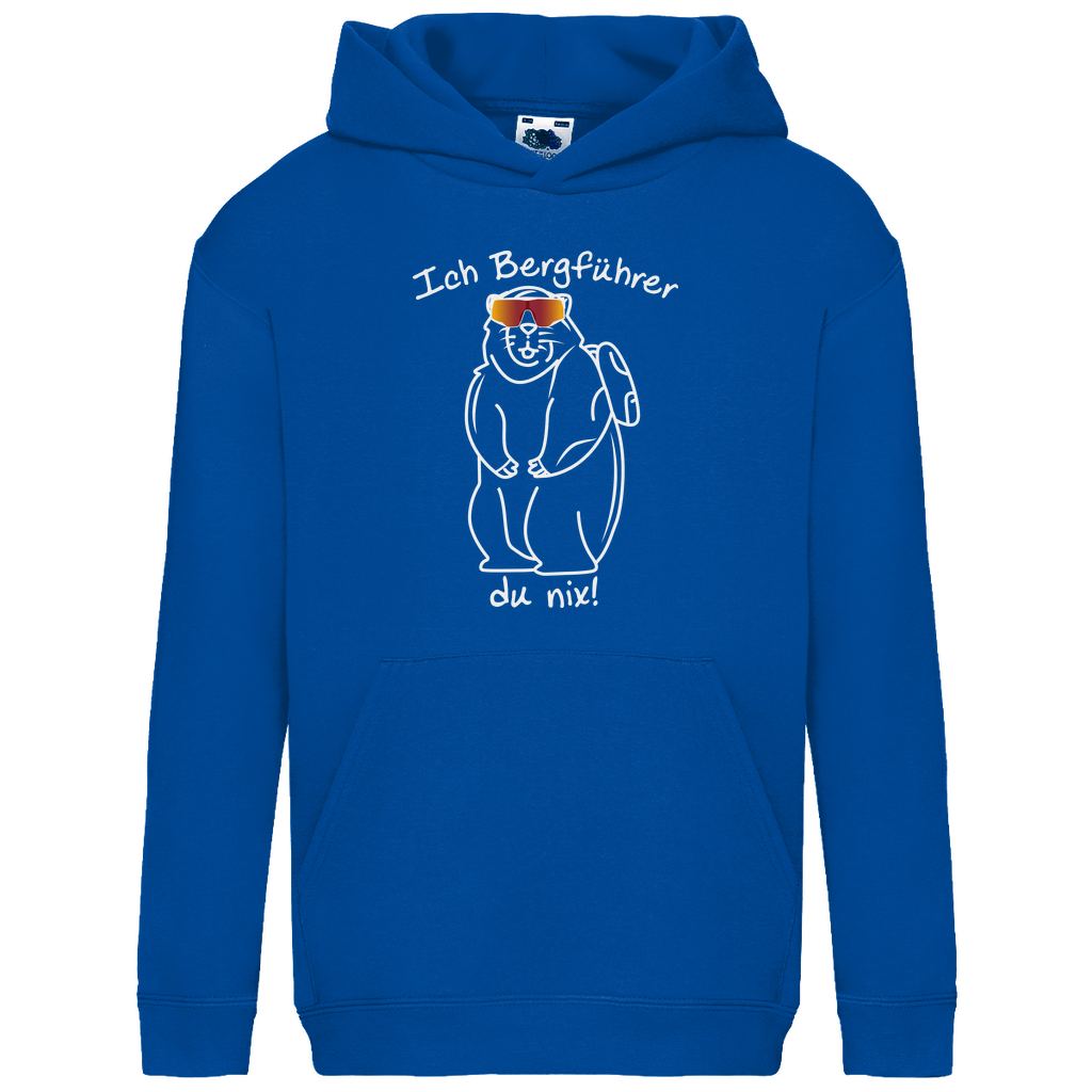 Kids Basic Hoodie Ich Bergführer