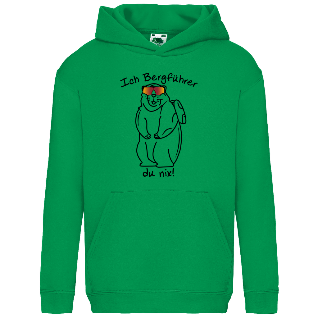 Kids Basic Hoodie Ich Bergführer