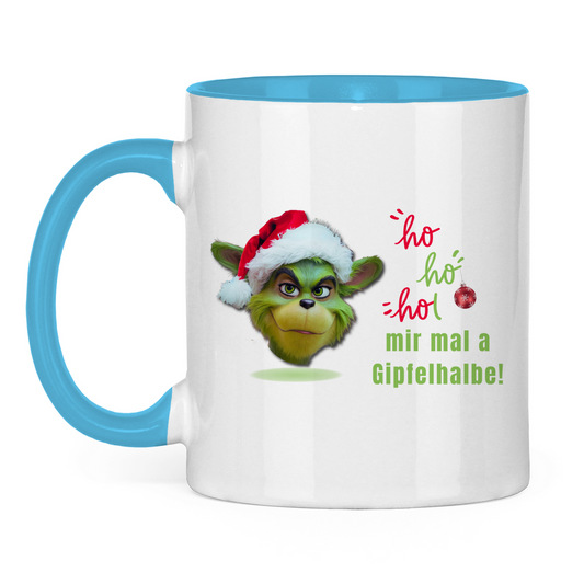 Tasse zweifarbig Gipfelhalbe