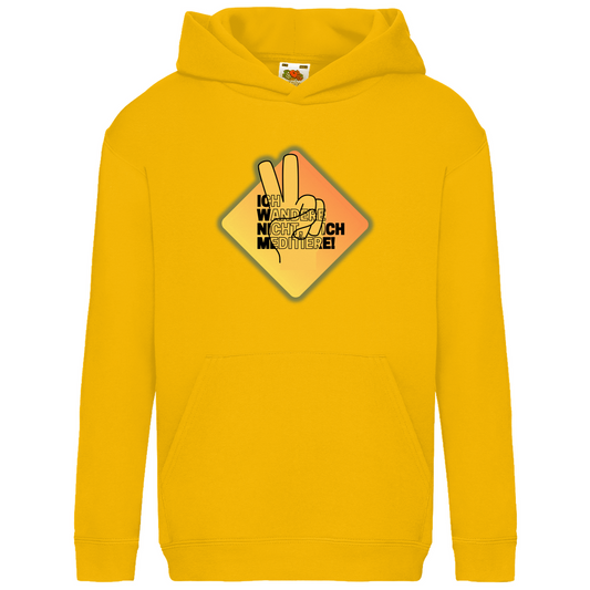 Kids Basic Hoodie Ich meditiere