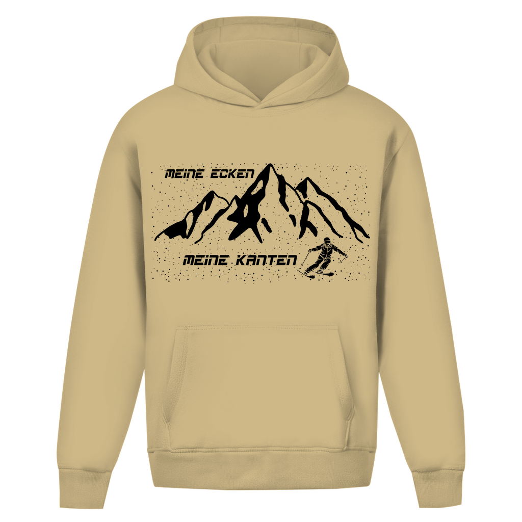 Oversize Hoodie Ohne Kordel Meine Ecken, meine Kanten Ski