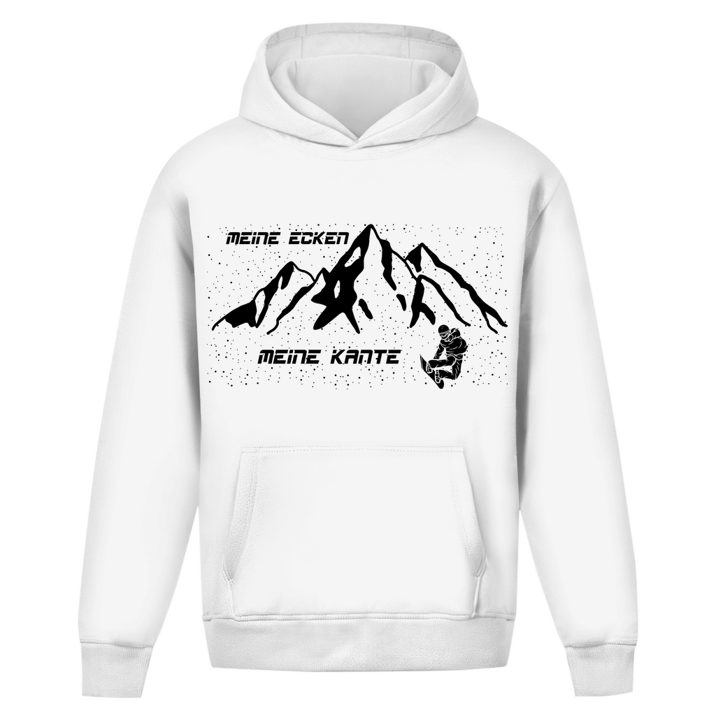 Oversize Hoodie Ohne Kordel Meine Ecken, meine Kanten snowboard