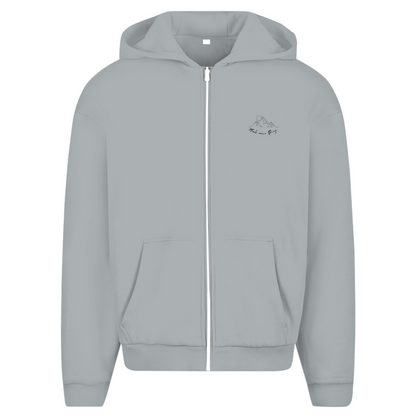 Herren Oversize Zipper Hoodie Mach mein Ding