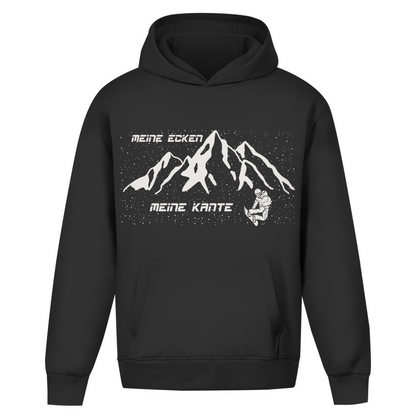 Oversize Hoodie Ohne Kordel Meine Ecken, meine Kanten snowboard