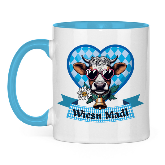 Tasse zweifarbig Wiesn Madl