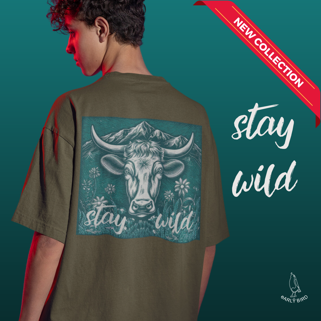 Oversize T-Shirt Stay wild